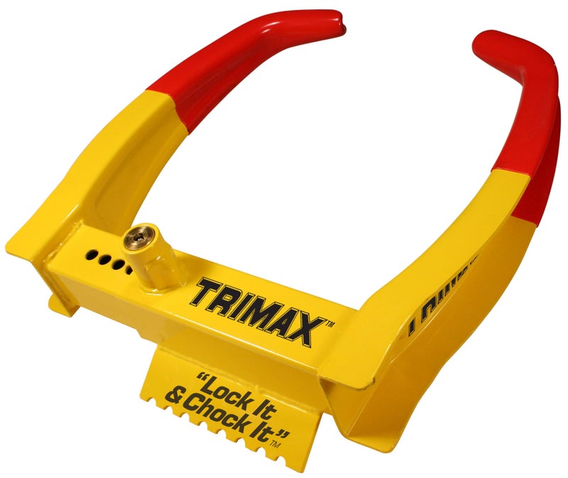 TRIMAX TCL75 - Trailer Wheel Lock - Fits 7"-11.25" Tires - Wheel Boot Lock for Trailer, Car, Truck, Boat, ATV, Camper, and More - Image 1
